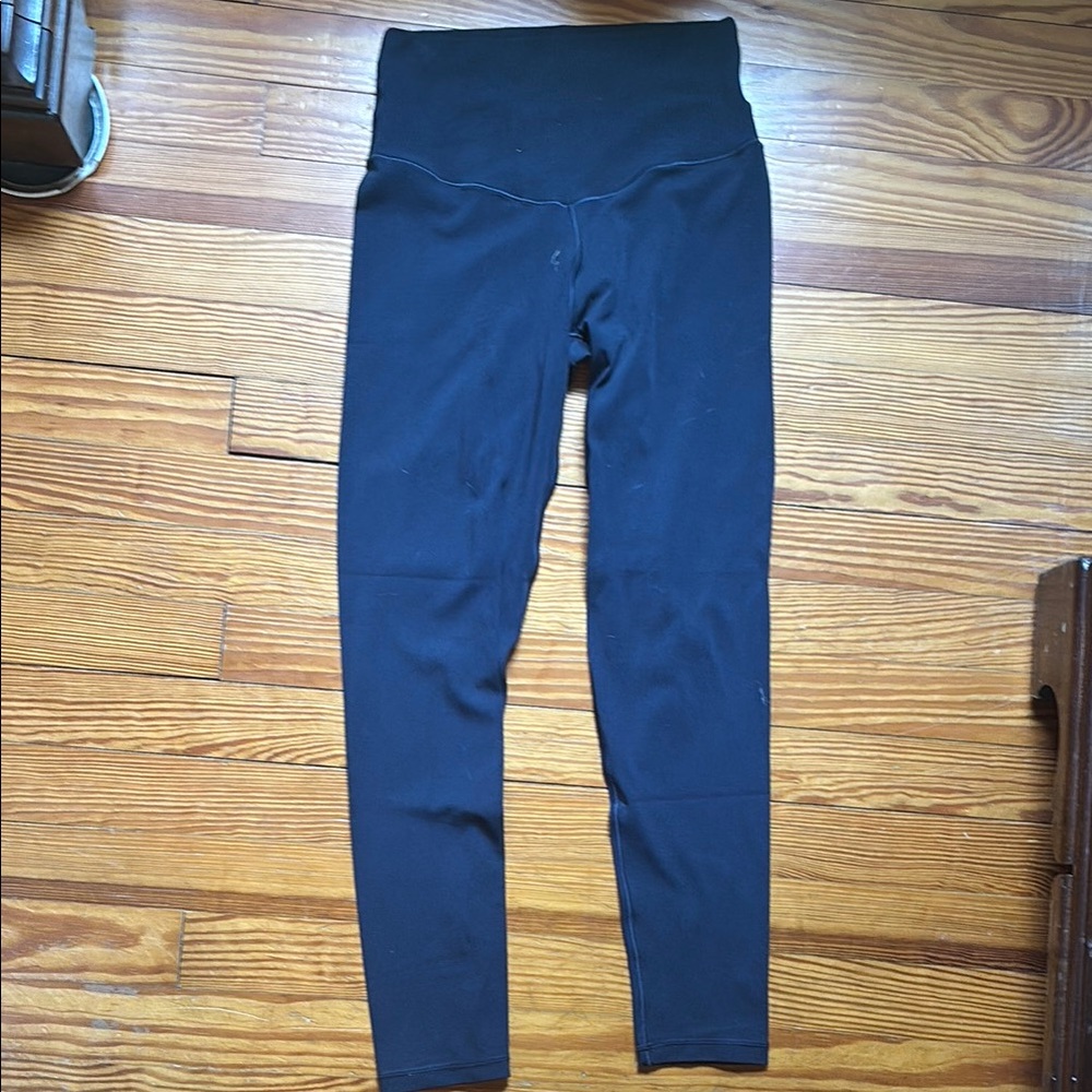 Navy High-Waisted Leggings